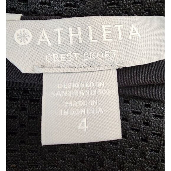 Athleta Womens‎ 4 Black Crest Skort - Picture 9 of 12